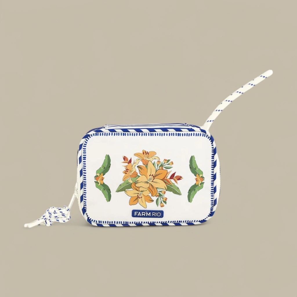 Necessaire Farm ETC Xerô Destino Tropical Off White Verão