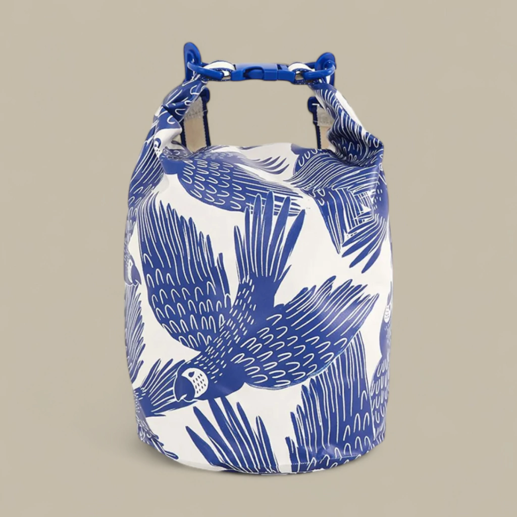 Bolsa Farm ETC Estanque Quadriculado Palermo Azul e Branca Verão 25