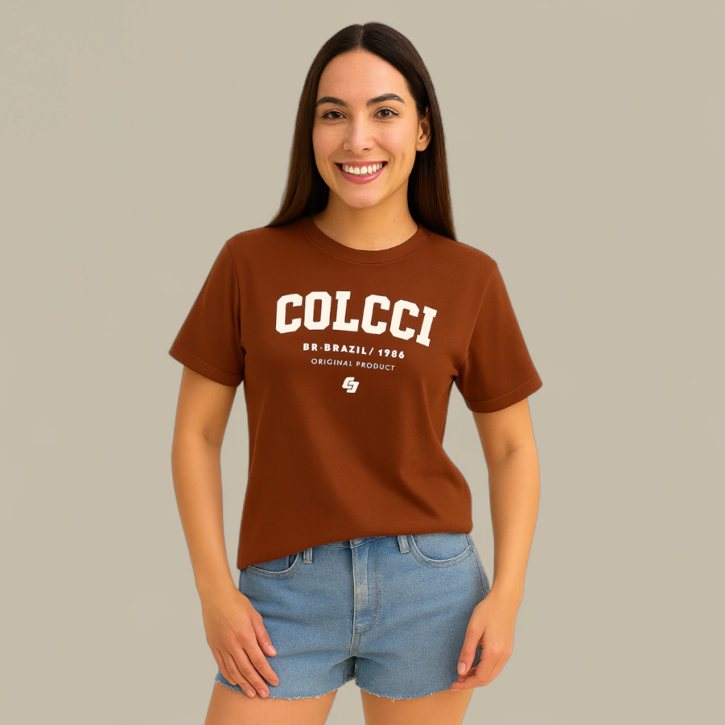 Camiseta Colcci Estilosa Feminina Original