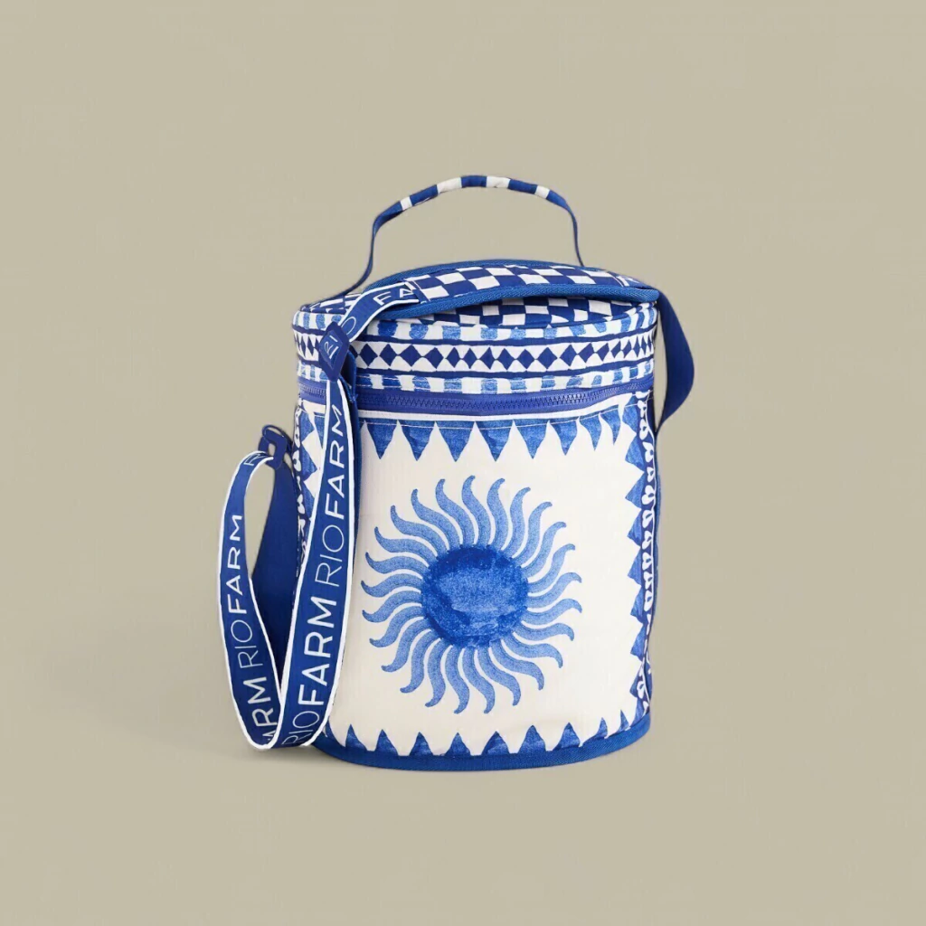 Cooler Farm Farofa Solar Beleza Azul e Branca Verão 25