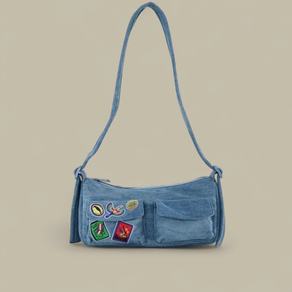 Bolsa Baguete Farm ETC Patch Rio Jeans Original Verão 26