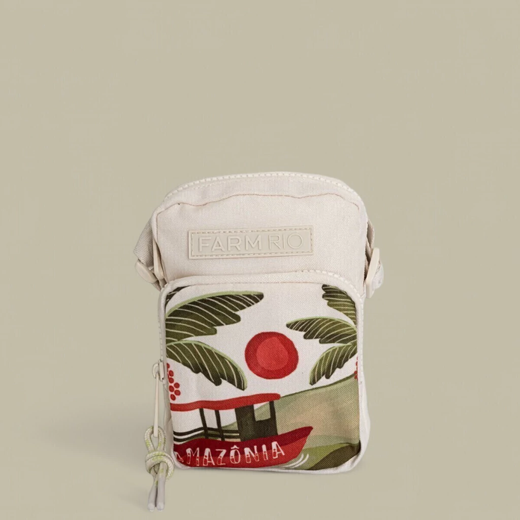 Bolsa Farm Gema Revoada Tropical