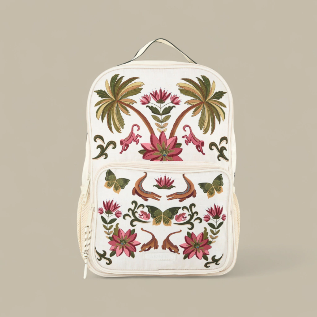 Mochila Farm ETC Me Leva Amazônia Chic Off White Verão 26