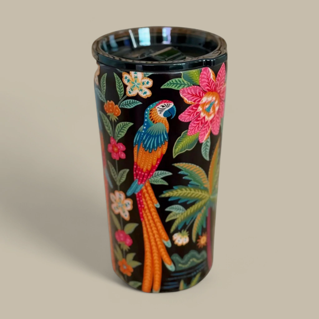 Copo Farm ETC Glub 500ml Samba das Araras Preta Verão 25