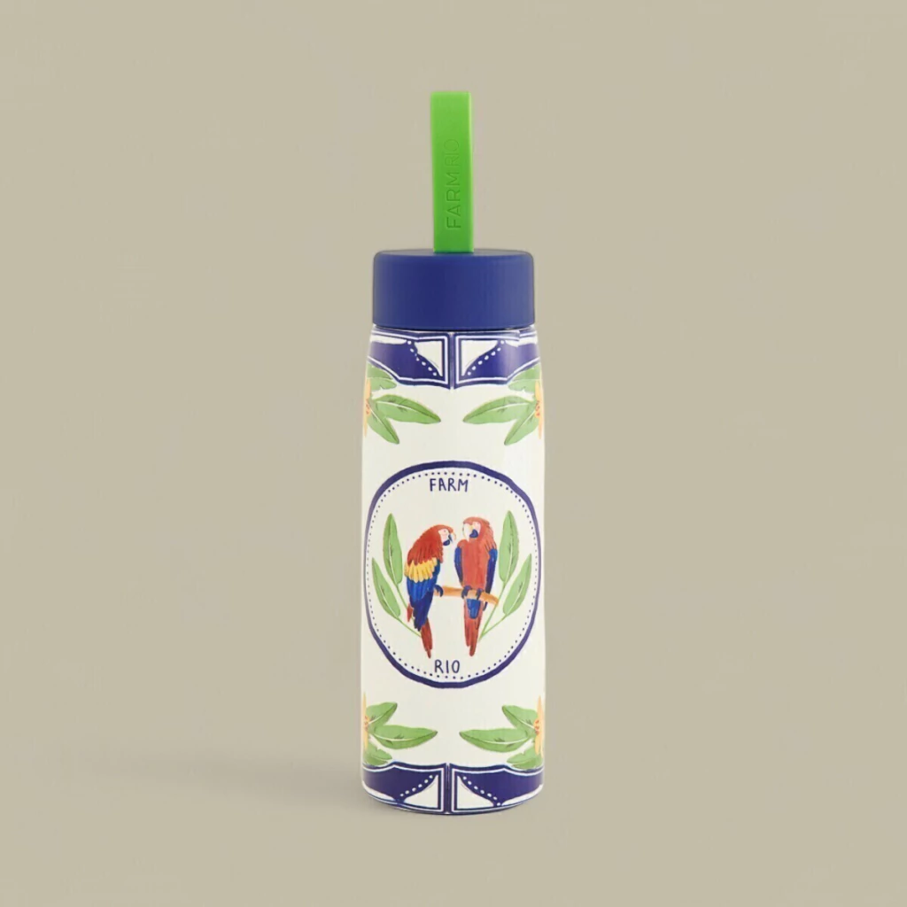Garrafa Que Sede Farm ETC 500ml Destino Tropical Verão 25