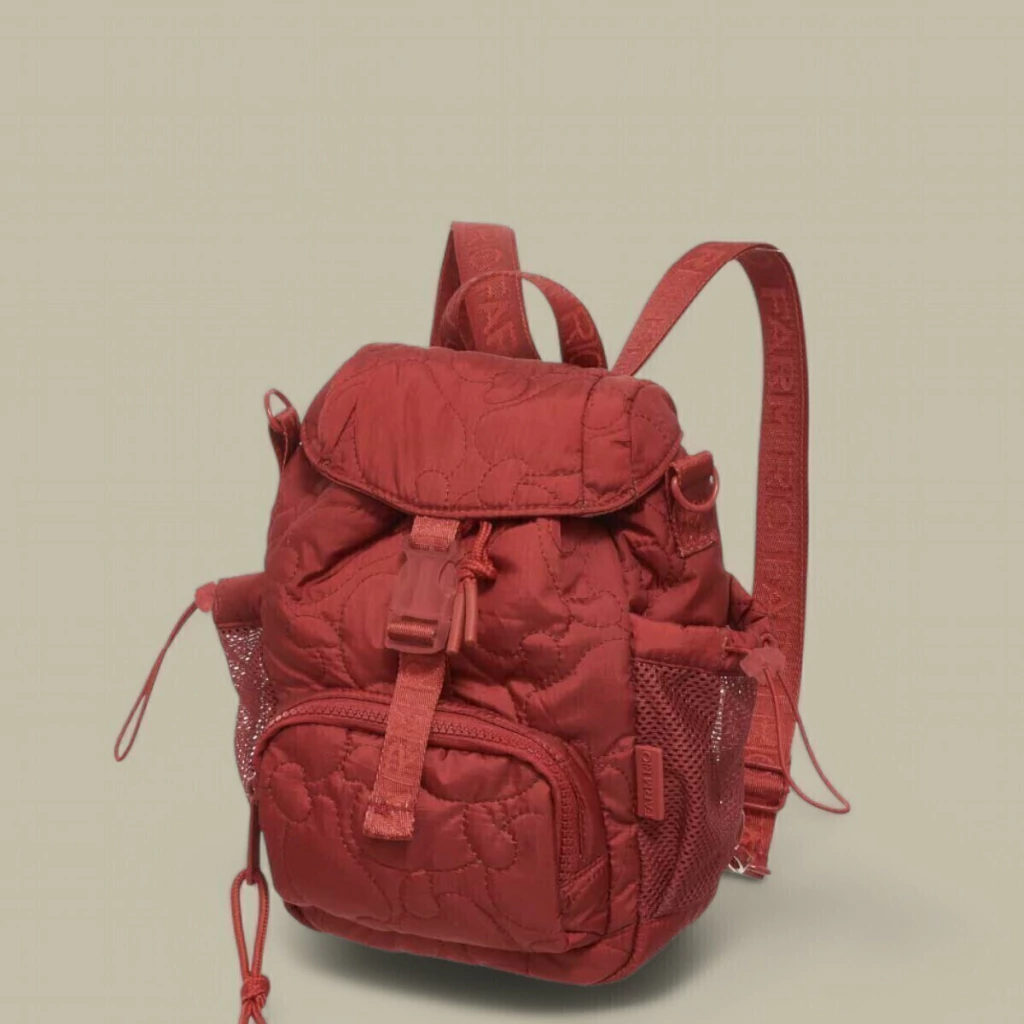 Bolsa Farm Pipoquinha Gráfico Tropi Puffer