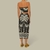 Saia Midi Estampada Coqueiral Feminina Farm - LOJA ALWAYS