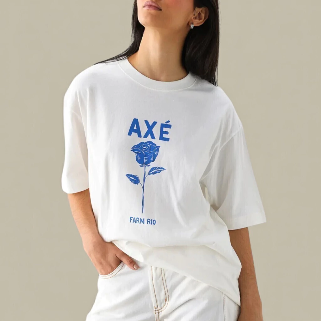 Blusa T-Shirt Media Farm Rio Axé com Lata Colecionável Verão