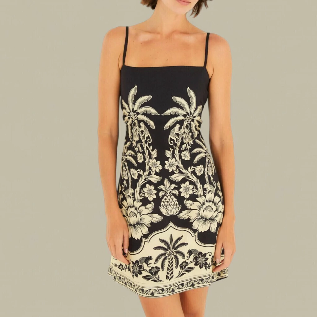 Vestido Farm Guanacaste Original Estampado Verão 25