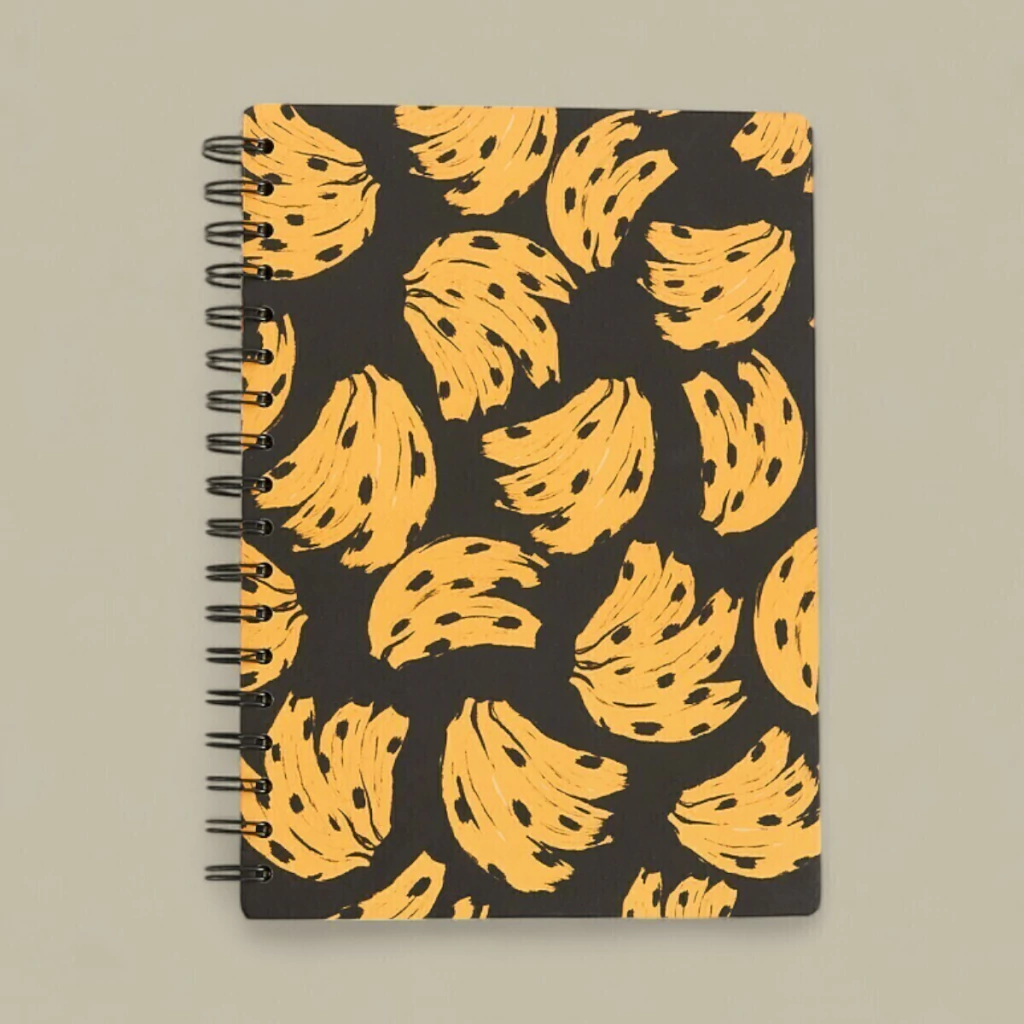 Caderno Farm ETC Universitário Bossa Banana Amarela Verão 25