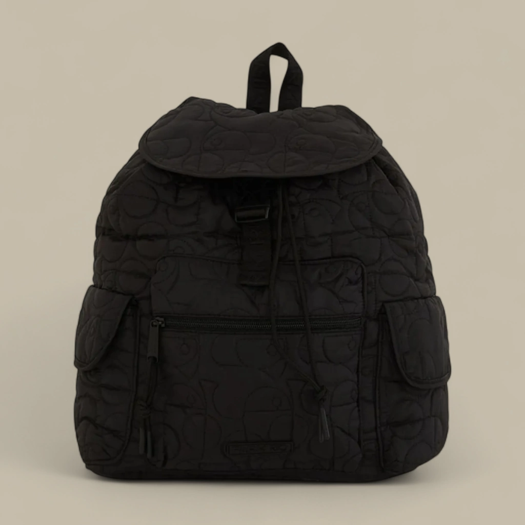 Bolsa Pipoca Farm ETC Puffer Preta Verão 25