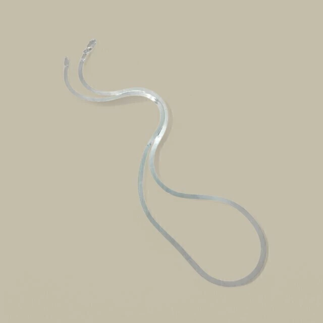 Corrente Feminina Laminada 45cm Prata 925 Legítima