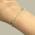 Pulseira Feminino Olho Grego Zirconia Azul Prata925 na internet
