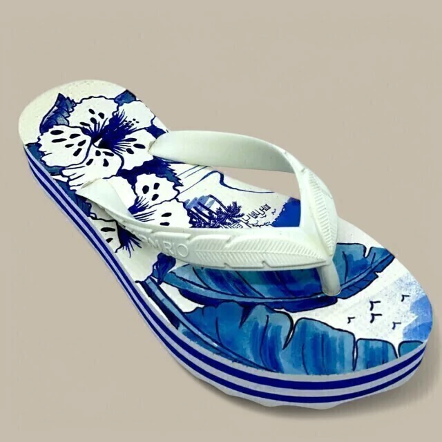 Chinelo Farm Plataforma Tiras Estampado Delicadeza AV 25