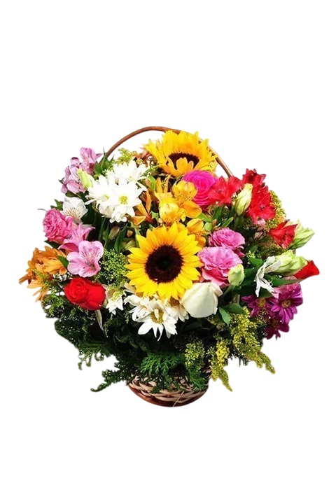 Cesta de Flores do Campo - comprar online