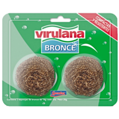 ESPONJA DE BRONCE X 2 - VIRU0017