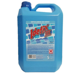 HIPOCLORITO DE SODIO IDEFIX X 5 LT (100% CLORO)
