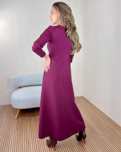 Vestido com Recortes Evasê - loja online