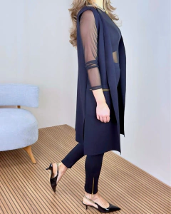 Legging com Zíper na Barra na internet