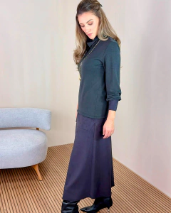 Blusa Alongada com detalhe em Nobu - comprar online