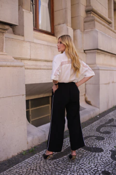 Calça Alfaiataria Pantacourt com Viés - loja online