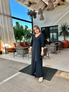 Vestido Longo Decote em V - comprar online