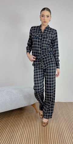 Camisa Xadrez com Regulador na Barra - comprar online