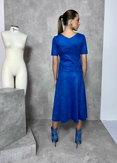 Saia Midi em Nobuck - comprar online