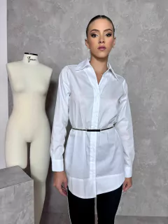 Camisa Branca Alongada - comprar online