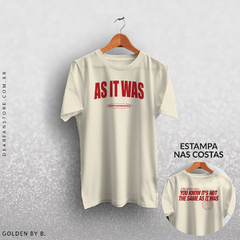 CAMISETA AS IT WAS - HARRY STYLES - dear fan store