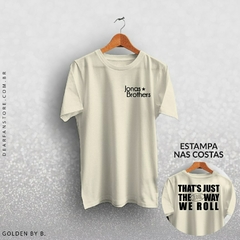 CAMISETA THAT'S JUST THE WAY WE ROLL - JONAS BROTHERS - loja online