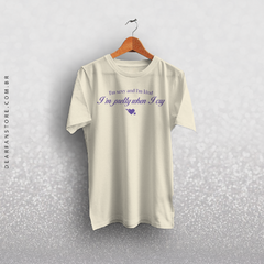 CAMISETA I'M PRETTY WHEN I CRY - OLIVIA RODRIGO na internet