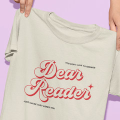 CAMISETA DEAR READER