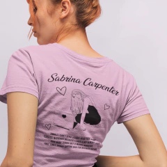 CAMISETA EMAILS I CAN'T SEND - SABRINA CARPENTER