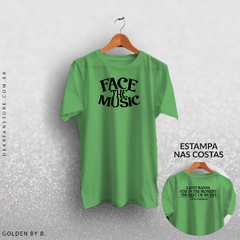 CAMISETA FACE THE MUSIC - LOUIS TOMLINSON - loja online
