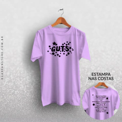 CAMISETA GUTS - OLIVIA RODRIGO na internet