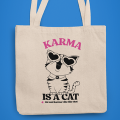ECOBAG KARMA IS A CAT