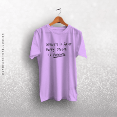 CAMISETA MONEY IS FAKE HARRY STYLES IS FOREVER - loja online