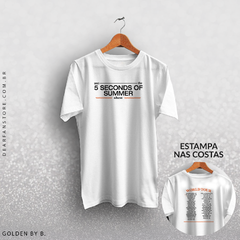 CAMISETA 5SOS WORLD TOUR - comprar online