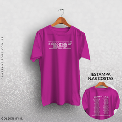 CAMISETA 5SOS WORLD TOUR - dear fan store