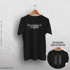 CAMISETA 5SOS WORLD TOUR - loja online