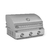 Churrasqueira a Gás Elettromec 3 Queimadores Inox 65cm - BBQ-3Q-65-XX-NHUA na internet