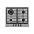 Cooktop a Gás Crissair Versatile Fuoco 4 Queimadores Inox 60cm Bivolt - CCB05 G5 - comprar online