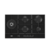 Cooktop a Gás Invita Black 5 Queimadores 90cm Vidro Preto - Bivolt - i-CKG-5Q-90-BL-3TNA