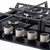 Cooktop a Gás Crissair All Black Crystal 60 4 Queimadores Vidro preto 60cm Bivolt - NCT24 G7 - loja online