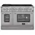 Fogão Freestanding/Embutir Elettromec Professional 8 Queimadores Inox 120cm 220V com Forno Gás - FGG-8Q-48-XP-1SGA - Emporio da Cozinha