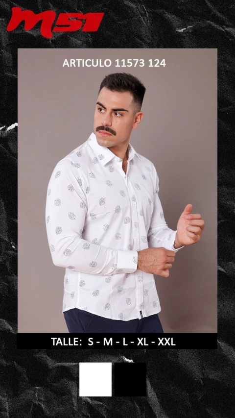 Camisa "leaves"