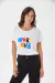 Remera Manga Corta Estampada con Piedras More Love (2528-1802) - comprar online