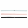 FAIXA DE CABEÇA PUMA SPORTBANDS PACK 3 PEÇAS FEMININO MULTICOLOR