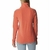 BLUSAO FLEECE COLUMBIA GLACIAL IV 1/2 ZIP FEMININO CORAL, 1802201-852, AQUECIMENTO, RESISTENTE AO VENTO, TRAIL, TRILHA, ATIVIDADE AO AR LIVRE, CAMINHADA, 